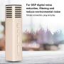 eboxer-1 Aluminum Full CNC Phone Mic Portable Voice Amplifier Mini Voice Changer for for Sound(Golden)