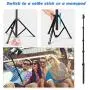 UBeesize 54-inch Selfie Stick Tripod, Detachable and Extendable Phone Tripod for Cell Phone, Compatible with iPhone and Android Phone, Includes Wireless Remote, Cell Phone Holder and Gopro Adapter