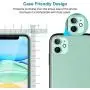 [2 Pack] L K iPhone 11 Camera Lens Screen Protector + [2 Pack] Tempered-Glass Screen Protector Film Scratch-resistant, fingerprint-proof for iPhone 11, 6.1-inch