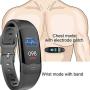 Aupalla Activity Tracker, Health Watch Measure Oxygen Saturation SpO2 Heart Rate HRV Sleep Tracker Steps Calories Burned for iOS Android Smart Phone (Black)