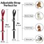 Kytely 2 Pack Dog Doorbell Adjustable Dog Bell, Puppy Bells Potty Training Bells with 2 Dog Training Clickers and One Collapsible Dog Bowl for Door Knob, Dog Training, Housebreaking