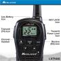 Midland - LXT500VP3, 22 Channel FRS Walkie Talkies with Channel Scan - Extended Range Two Way Radios, Silent Operation, Batteries Included (Pair Pack) (Black)