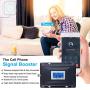 Verizon Cell Phone Signal Booster 4G LTE Straight Talk Verizon Cell Phone Booster Extender Signal Booster 700mhz Band 13 Cell Booster Verizon 4G LTE Network Extender Antenna Kit LCD 5000sqft FUSTAR