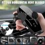 Wireless Car Charger Mount Auto-Clamping Air Vent Car Phone Holder 7.5W Fast Charging Compatible with iPhone 11 Pro Max/XS Max/XS/XR/8 Plus 10W for Samsung Galaxy S10/S9/S8 & Other Qi Smartphone