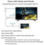 iPhone HDMI Cables Adapter, S7 HDMI Cable to TV, Lightning to HDMI 1080P Digital AV Adapter, 3 Feet Metal 3 in 1 Smartphone to HDMI/Micro USB/TYPE C Adapter for iPhone/iPad/S9/S8/Note 8 and More