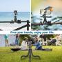 Phone Tripod, Portable Cell Phone Camera Tripod Stand with Wireless Remote, Flexible Tripod Stand for Selfies/Vlogging/Streaming/Photography Compatible with iPhone, Android Phone, Sports Camera GoPro