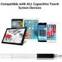 Capacitive Disc Stylus Pens, 2 in 1 Universal Stylist Pens for All Capacitive Touch Screens Cell Phones, iPad, Tablet, Laptops with 6 Replacement Tips by Domiy (Black/White) Capacitive Disc Stylus Pens, 2 in 1 Universal Stylist Pens for All Capacitive Touch Screens Cell Phones, iPad, Tablet, Laptops with 6 Replacement Tips by Domiy (Black/White)