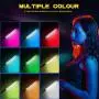 Hagibis RGB Handheld LED Video Light Wand Stick Photography Light 9 Colors,with Built-in Rechargable Battery and Remote Control,1000 Lumens Adjustable 3200K-5600K,Hot Shoe Adapter Included. (9 Colors)