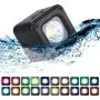 ULANZI L1 Pro Mini LED Light Waterproof LED Lighting with 20 Color Gels for Smartphone Camera Drone Photography,Video, Underwater,Compatible w DJI OSMO Action Gopro 8 7 6 5 iPhone DSLR Cameras ULANZI L1 Pro Mini LED Light Waterproof LED Lighting with 20 Color Gels for Smartphone Camera Drone Photography,Video, Underwater,Compatible w DJI OSMO Action Gopro 8 7 6 5 iPhone DSLR Cameras