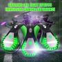 DIWUER Stereo Gaming Headset for Nintendo Switch, PS4, Xbox One with Noise Cancelling Mic, Soft Earmuffs Surround Sound Over Ear Headphones with LED Light for PC, Mac, Laptop