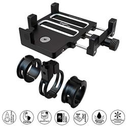 Volo Grasper+ Aluminum Bike Phone Holder,360 Degree Rotation Adjustable Bicycle & Motorcycle Handlebar Metal Cradle for iPhone X, 8,7,6S, Samsung S9+, Other Smartphone, GPS,etc