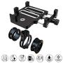 Volo Grasper+ Aluminum Bike Phone Holder,360 Degree Rotation Adjustable Bicycle & Motorcycle Handlebar Metal Cradle for iPhone X, 8,7,6S, Samsung S9+, Other Smartphone, GPS,etc