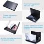 Screen Magnifier for Cell Phone, Phone Screen Magnifier 12 Inches Fold-able Phone Stand,Smart Phone Screen Projector for Movies, Videos, and Gaming(Black)