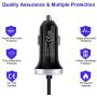 USB C Car Charger, 3.4A Fast Charging USB Car Adapter with 3ft USB Type C Cable for Samsung Galaxy S20+ S20 S10 Plus S10e S9 S8 A51 Note 10+ A20 A10e Google Pixel 3A 4 XL LG Stylo 4 5 6 K51 G7 G8