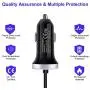 USB C Car Charger, 3.4A Fast Charging USB Car Adapter with 3ft USB Type C Cable for Samsung Galaxy S20+ S20 S10 Plus S10e S9 S8 A51 Note 10+ A20 A10e Google Pixel 3A 4 XL LG Stylo 4 5 6 K51 G7 G8