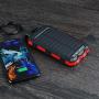 Solar Cell Phone Charger 10000mAh, POWOBEST Waterproof Solar Power Bank with Dual USB, External Backup Battery Pack for Smartphones, Portable Solar Panels with Flashlight & Compass Solar Cell Phone Charger 10000mAh, POWOBEST Waterproof Solar Power Bank with Dual USB, External Backup Battery Pack for Smartphones, Portable Solar Panels with Flashlight & Compass