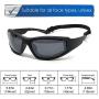 LUFF UV400 Outdoor Riding Glasses Sunglasses to Protect The Eyes from Glare, Suitable for Cycling Running Fishing Ski Golf