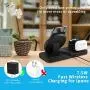 WATOE Wireless Charger 3 in 1 Charging Station for Apple Watch and Airpods Qi Fast Wireless Charger Stand Compatible iPhone 11/11 Pro/X/XS/XR/Xs Max/8 Plus Compatible Apple Watch Series 5/4/3/2/1 WATOE Wireless Charger 3 in 1 Charging Station for Apple Watch and Airpods Qi Fast Wireless Charger Stand Compatible iPhone 11/11 Pro/X/XS/XR/Xs Max/8 Plus Compatible Apple Watch Series 5/4/3/2/1