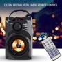 EIFER Portable Bluetooth Speakers Subwoofer Heavy Bass Wireless Outdoor/Indoor Party Speaker Line in Speakers Support Remote Control FM Radio TF Card LCD Display for Home Party Phone Computer PC