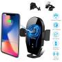 Cetoom Wireless Car Charger Mount, Auto-Clamping Air Vent Car Phone Holder, 10W / 7.5W Wireless Car Charging Mobile Phone Holder Compatible with iPhone 11 Pro Max/XS Max/XS/XR/8 Plus Galaxy S10/S9/S8