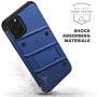 ZIZO Bolt Series iPhone 11 Pro Max Case - Heavy-Duty Military-Grade Drop Protection w/Kickstand Included Belt Clip Holster Tempered Glass Lanyard - Blue