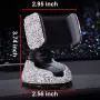 Forala Bling Bling Car Phone Mount with One More Air Vent Base Crystal Cell Phone Holder Universal Fit for Dashboard,Windshield and Air Vent Forala Bling Bling Car Phone Mount with One More Air Vent Base Crystal Cell Phone Holder Universal Fit for Dashboard,Windshield and Air Vent