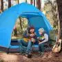 BATTOP 4 Person Tent for Camping Double Layer Family Camping Tent for 4 Seasons Waterproof with Instant Setup BATTOP 4 Person Tent for Camping Double Layer Family Camping Tent for 4 Seasons Waterproof with Instant Setup