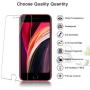 TAURI [3-Pack] Screen Protector for New iPhone SE 2020/ iPhone SE2 (4.7 inch), Tempered Glass [Alignment Frame] HD Clear [Bubble Free], Scratch-resistant, (Only for iPhone SE 2020, Not for iPhone 7/8)