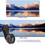 Phone Camera Lens for iPhone and Android, Wide Angle & Macro Lens (Screwed Together) Cell Phone Lens for iPhone X XR XS Max 8 7 6S Plus Samsung S9 S8 and Android Phone (Black)
