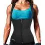 Junlan Sauna Sweat Vest Slim Tummy Shaper Waist Trainer Vest with Zipper for Workout Women Tank Top Corset Junlan Sauna Sweat Vest Slim Tummy Shaper Waist Trainer Vest with Zipper for Workout Women Tank Top Corset