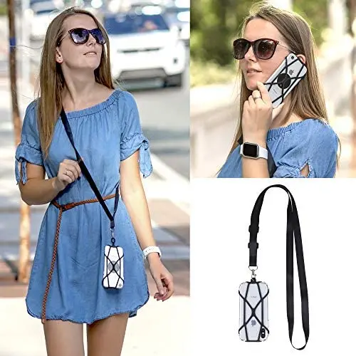 Gear Beast Universal Crossbody Cell Phone Lanyard Compatible with iPhone, Galaxy & Most Smartphones, Phone Case Holder & Cross Body Strap Gear Beast Universal Crossbody Cell Phone Lanyard Compatible with iPhone, Galaxy & Most Smartphones, Phone Case Holder & Cross Body Strap