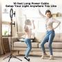 10.2 inch Selfie Ring Light with Tripod Stand & 2 Phone Holders, LETSCOM Dimmable LED Beauty Camera Ringlight for Makeup/Photography/YouTube Videos/Vlog/TIK Tok/Live, Compatible with iPhone & Android