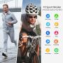 Smart Watch for Android and iOS Phone with 1.4" Touch Screen, Activity Fitness Tracker Heart Rate Sleep Monitor,IP68 Waterproof Pedometer Smartwatch Step Counter for Women and Men