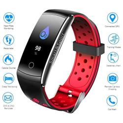 FromPRO Fitness Tracker HR,Activity Tracker Heart Rate Monitor Watch with Sleep Health Step Monitor,Calorie Counter Fitness Watches for Men Women,Alarm Clock IP68 Kids Fitness Tracker for Girls