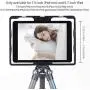 ULANZI U-Pad Metal Video Cage,Tablet Vlog Rig Stabilizer w 1/4 inch Screw Triple Cold Shoe Mount Compatible w iPad/iPad Pro/iPad Air/iPad Mini Tablets Vlogging Used On Microphone Video Light
