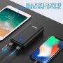 Power Bank Portable Charger 26800mAh Portable Phone Charger with Dual Ports Output,Phone Battery Backup with Visible LED Screen External Charger for iPhone,Samsung Galaxy,iPad and More.