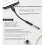 USB C to 3.5mm Headphone Adapter, CLIPTHAT HiFi Type C to Aux Audio Jack, 32Bit/384Khz Hi-Res Portable USBC DAC dongle, TRRS Mic Support, Compatible with Pixel, Samsung Galaxy, Note, iPad Pro and More