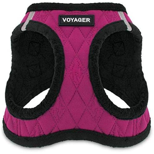 Voyager Step-in Plush Dog Harness - Soft Plush, Step in Vest Harness for Small and Medium Dogs by Best Pet Supplies