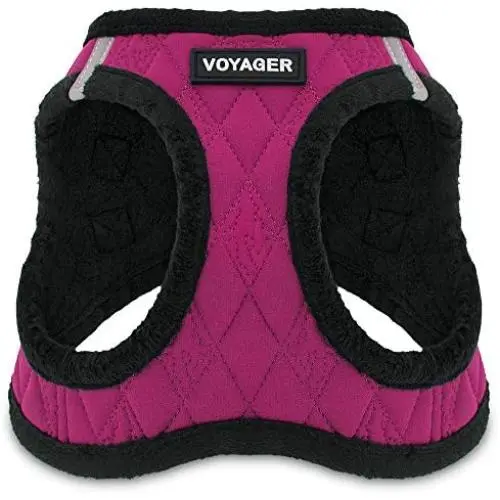 Voyager Step-in Plush Dog Harness - Soft Plush, Step in Vest Harness for Small and Medium Dogs by Best Pet Supplies
