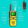 Rechargeable Walkie Talkies for Adults Long Range Handheld Two Way Radio, 2 Way Radio Survival Gear Equipment, 22 Channels 121 Privacy Codes VOX Scan, Alert + LED Flashlight for Camping