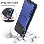 Vofolen Case for iPhone Xs Max Case Wallet ID Slot Credit Card Holder Scratch Resistant Dual Layer Protective Bumper Rugged TPU Rubber Armor Hard Shell Case Cover for iPhone Xs Max 10S Max (Navy)