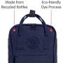 Fjallraven, Kanken, Re-Kanken Mini Recycled Backpack for Everyday Use, Heritage and Responsibility Since 1960