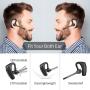 Bluetooth Headset CVC8.0 Dual Mic Noise Cancellation Wireless Bluetooth Earpiece 5.0, 360 Hours Standby Hands-Free Earphones for iPhone Android Cell Phones Driver Trucker Business