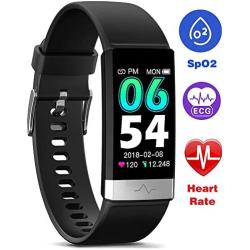 MorePro Fitness Tracker HRV,HD Color Screen Activity Tracker with Heart Rate Blood Pressure,Waterproof Health Watch,Sleep Monitor Pedometer Step Counter for Men Women Android iOS