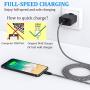 iPhone Charger MFi Certified iPhone Charger Cord 4Pack 2/3/5/6 FT iPhone Charging Cord Nylon Braided Lightning Cable Fast Charging Cable for iPhone 11 Pro X XS Max XR 8 7 6s 6 Plus 5 5s SE, iPad