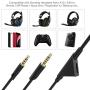 Headset Replacement Cable,A10 A40 Gaming Headset 3.5mm Audio Aux Cable Inline Mute Volume Control Compatible with Astro A10 A40 A30 A50 Xbox One Play Station PS4 PC Smartphone Audio Cable