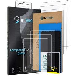 Inskin Tempered Glass Screen Protector, fits Top LCD with HD PET Film, fits Bottom LCD, fits New Nintendo 3DS XL. 6-Pack.