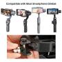 ULANZI PT-4 Universal Gimbal Counterweight Compatible for DJI Osmo Mobile 2 / Zhiyun Smooth 4 / Smooth Q/Feiyu Vimble 2 / Evo Gimbal Stabilizer Applied Balance to Moment Anamorphic Lens