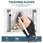 Stylus Pen for Touch Screens, XIRON Rechargeable 1.5 mm Fine Point Active Stylus Pen Smart Digital Pencil Compatible with iPad and Most Tablets High Precise Pencil with Glove