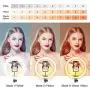 13" Selfie Ring Light with Tripod Stand and Cell Phone Holder for Makeup/YouTube/Tiktok, 10 Levels Brightness & 3 Modes 164 LED Bulbs Chip Ring Light with Remote Control, Compatible for iPhone/Android 13" Selfie Ring Light with Tripod Stand and Cell Phone Holder for Makeup/YouTube/Tiktok, 10 Levels Brightness & 3 Modes 164 LED Bulbs Chip Ring Light with Remote Control, Compatible for iPhone/Android